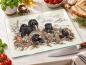 Preview: LOVE - Heritage Collection | Black Tibet Terrier Glas-Schneidebrett